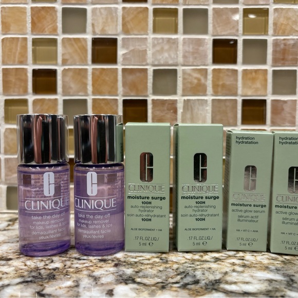 Clinique Other - Clinique Take the Day Off & Moisture Surge Travel Bundle
